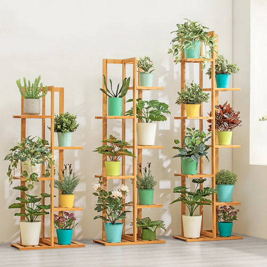 Bamboo 5 / 6  Tier Plant Stand