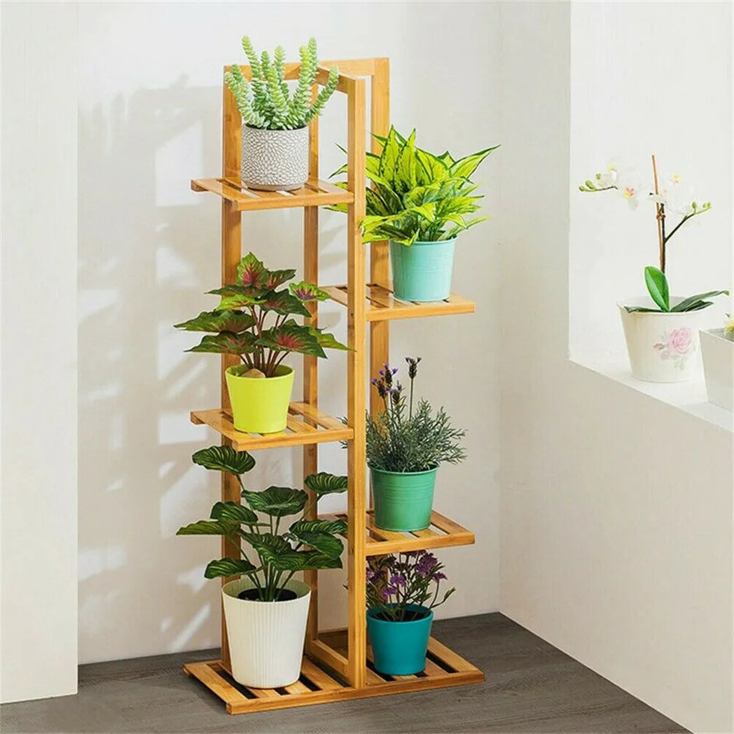 Bamboo 5 / 6  Tier Plant Stand