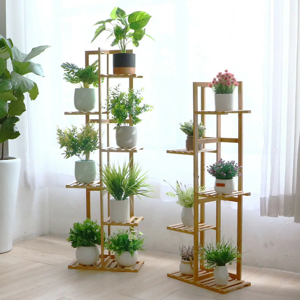 Bamboo 5 / 6  Tier Plant Stand