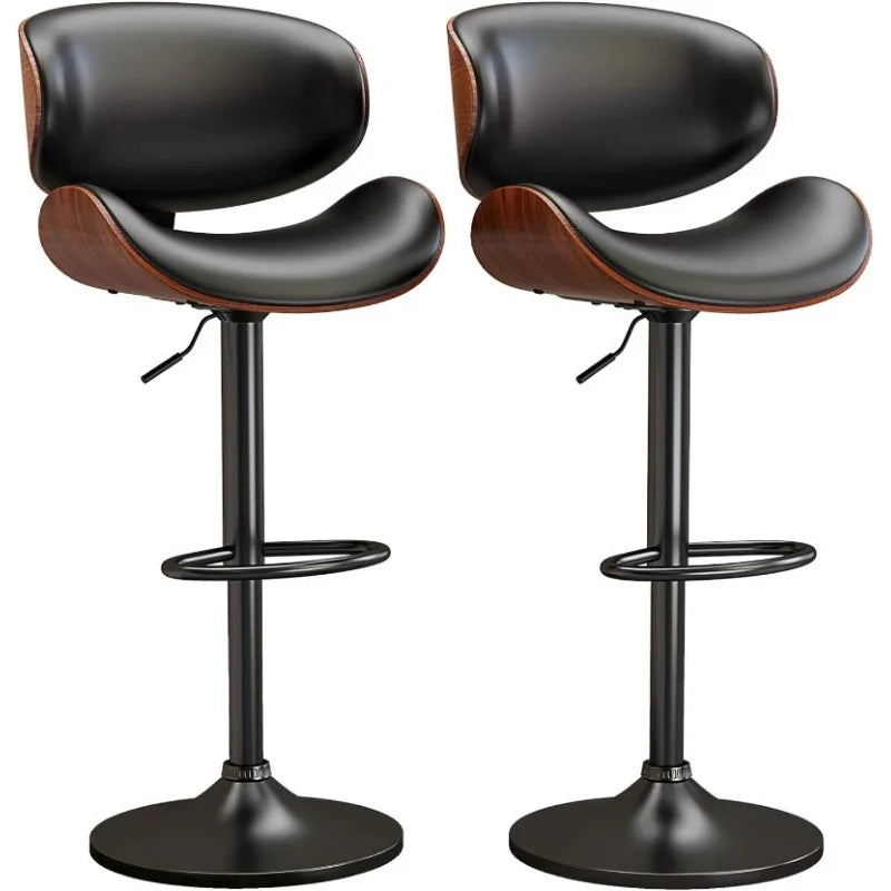 Bentwood Barstools, Adjustable and swivel