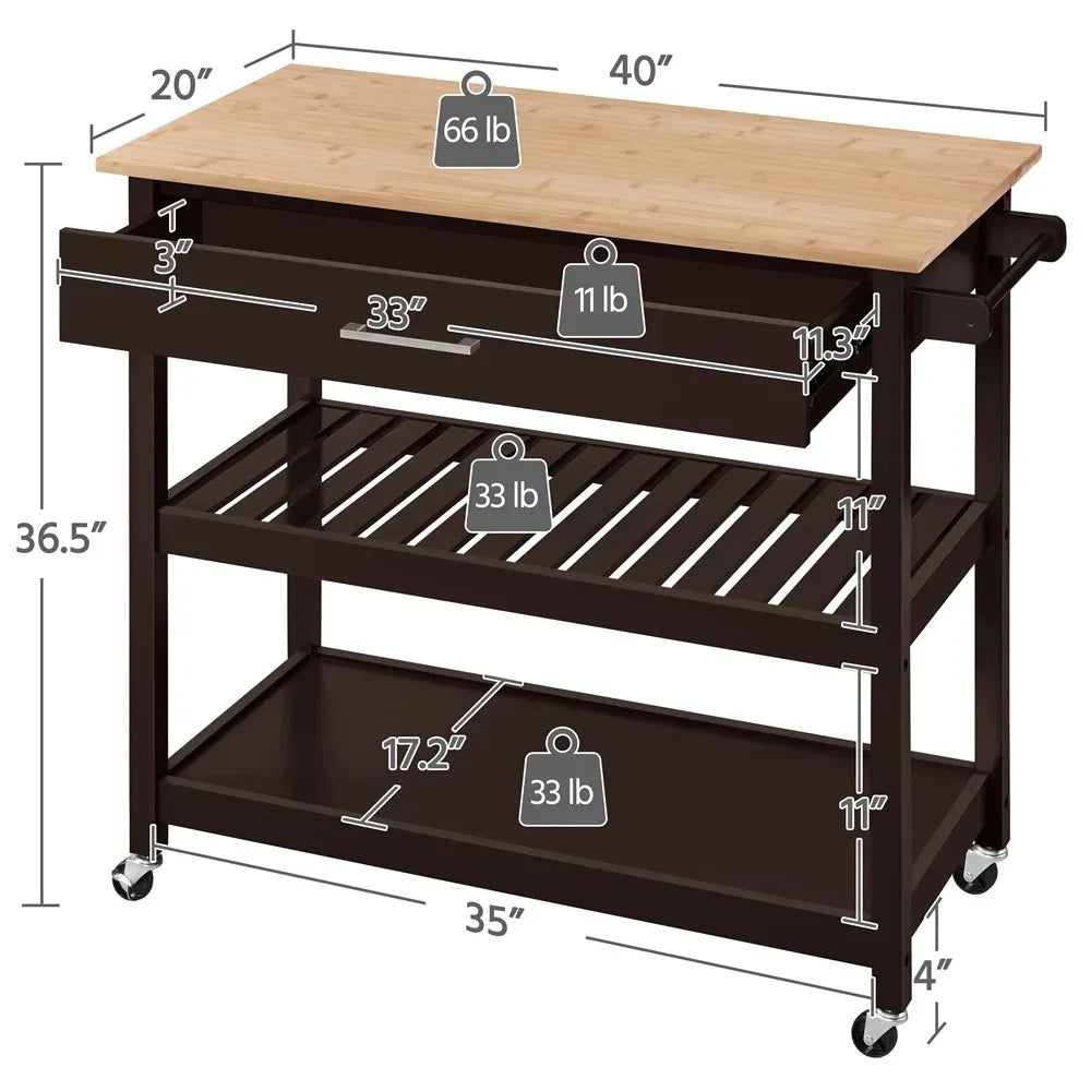 Organizer Cart With Wheels