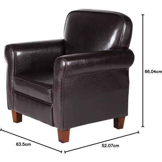 Youth Leatherette Club Chair