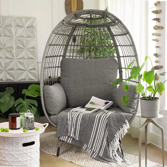 Oversized Egg Wicker Chair