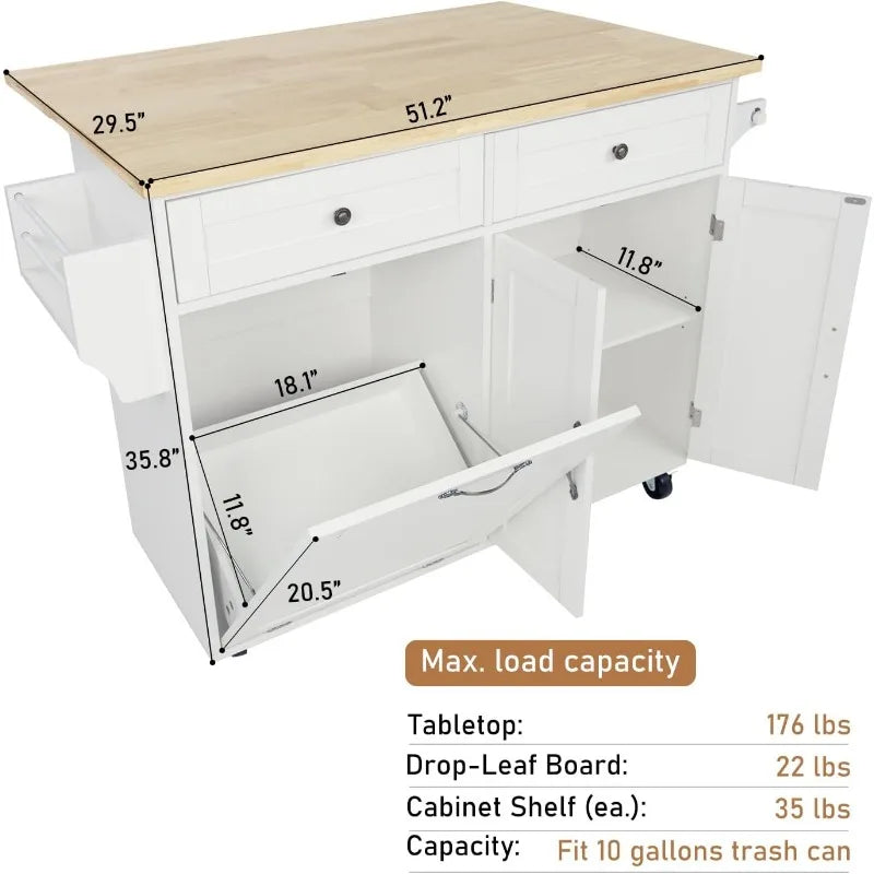 Rolling Kitchen Island