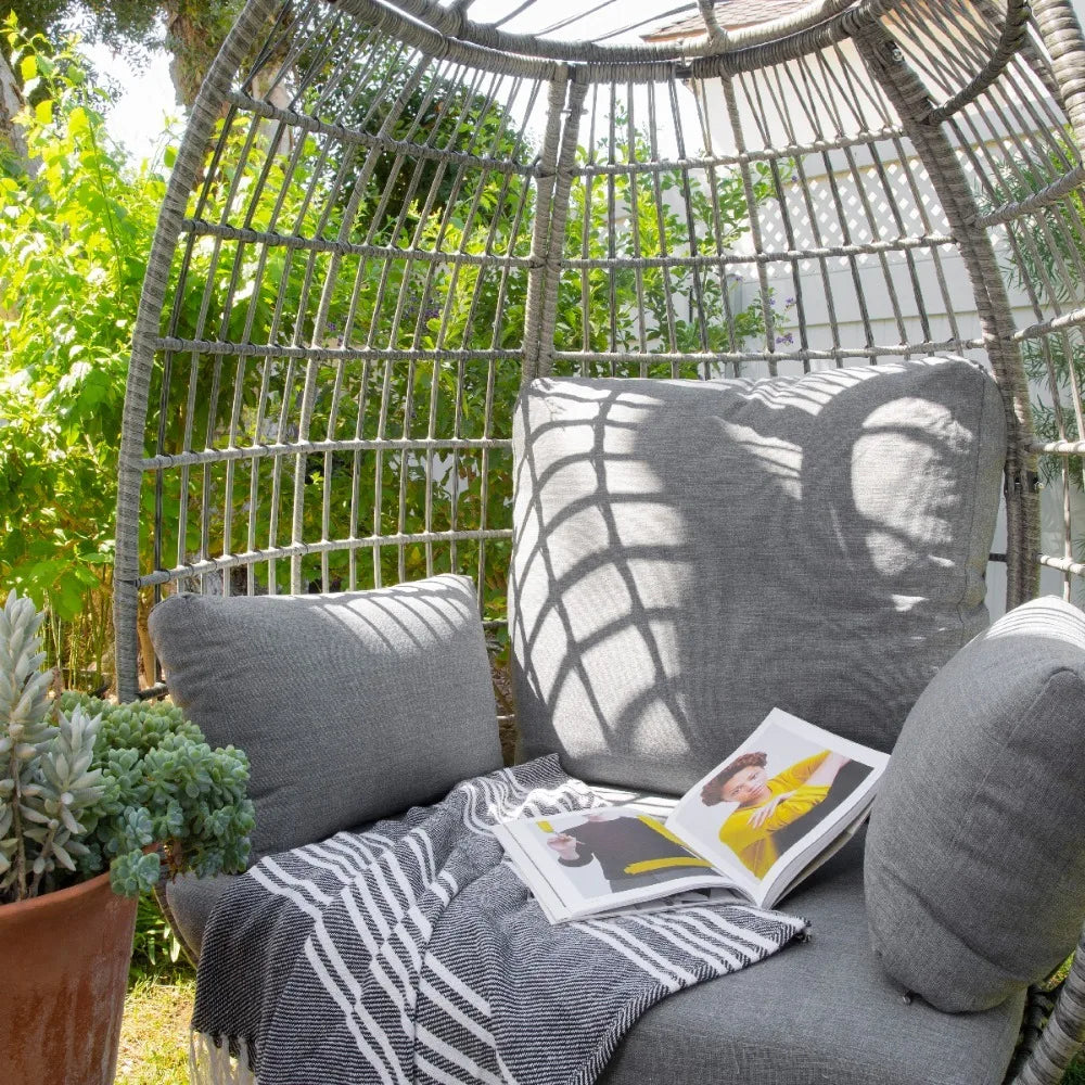 Oversized Egg Wicker Chair