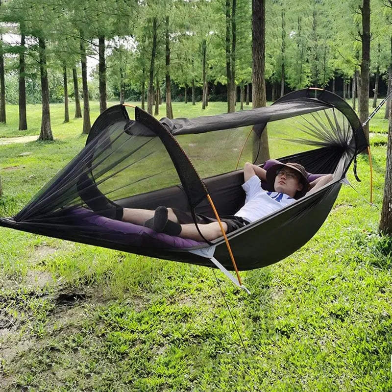 2 Person Outdoor Camping Hammock 2.7x1.4m Lightweight Hanging Mosquito Net